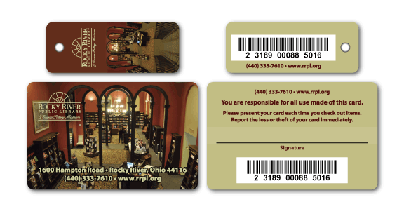 Library Cards and Key Tags